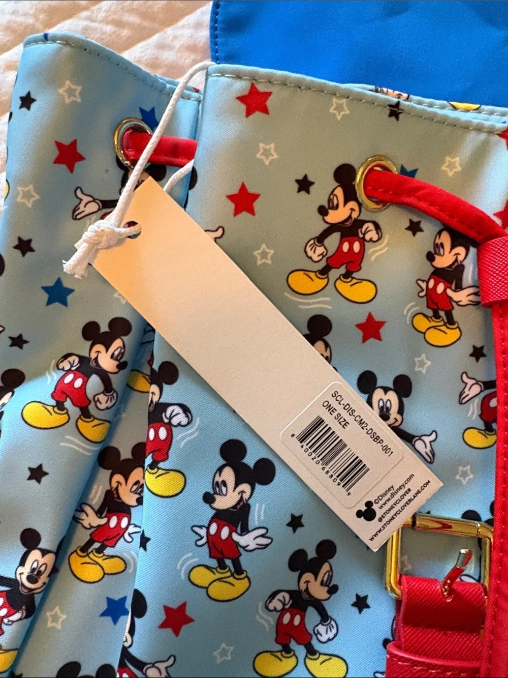 Stoney Clover Lane x Disney - Mickey Print Flap Backpack